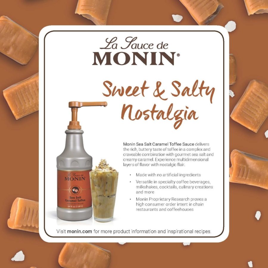 Monin Sea Salt Caramel Toffee sauce Recipes