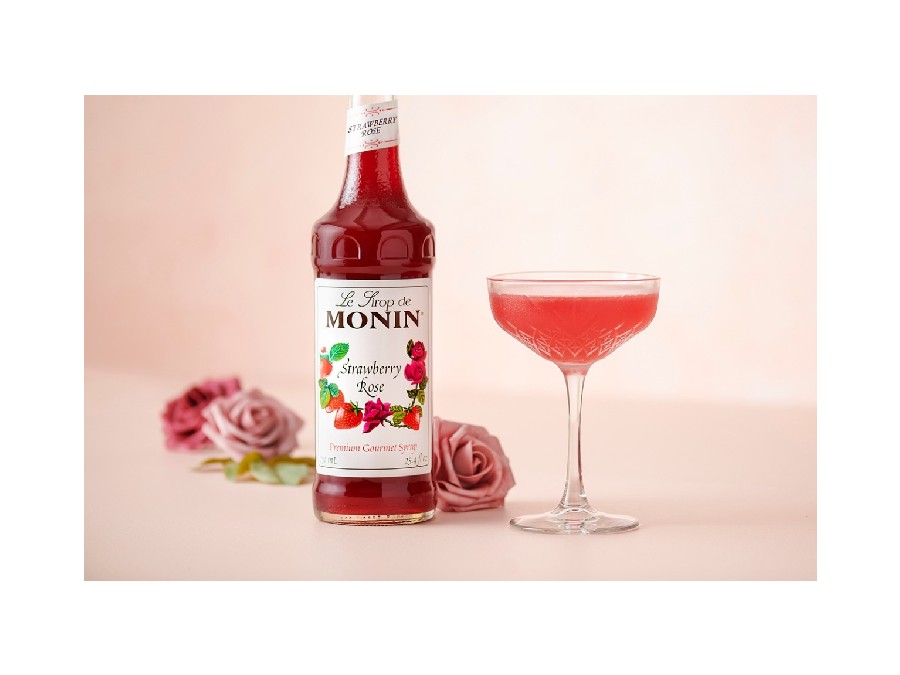 Monin Strawberry Rose Beverage